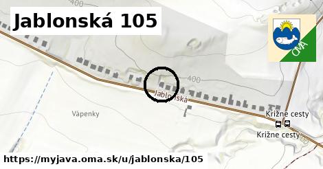 Jablonská 105, Myjava