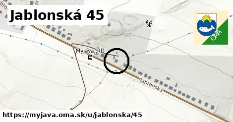 Jablonská 45, Myjava
