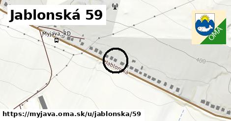 Jablonská 59, Myjava
