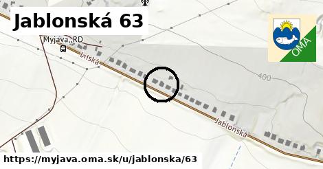 Jablonská 63, Myjava