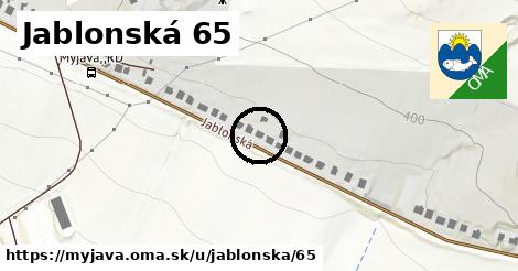 Jablonská 65, Myjava