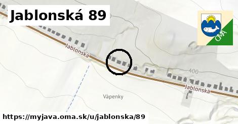 Jablonská 89, Myjava