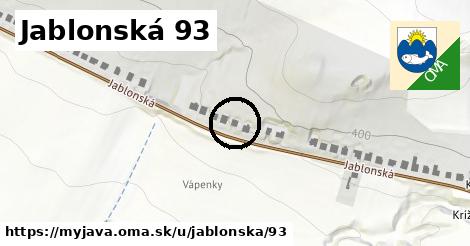 Jablonská 93, Myjava