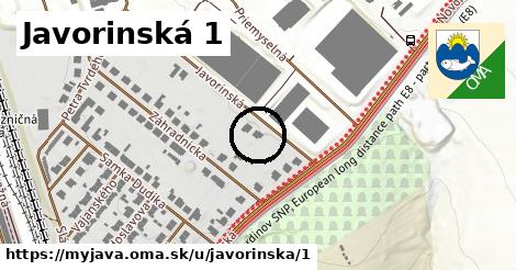 Javorinská 1, Myjava