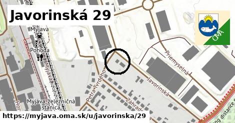 Javorinská 29, Myjava