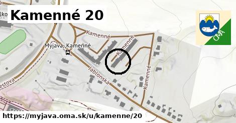 Kamenné 20, Myjava