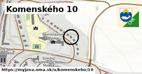 Komenského 10, Myjava