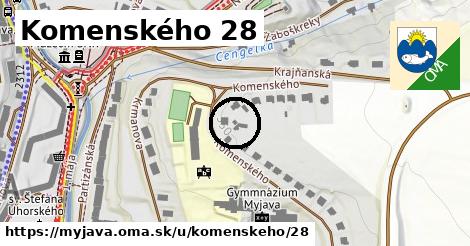 Komenského 28, Myjava