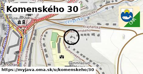 Komenského 30, Myjava