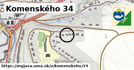 Komenského 34, Myjava