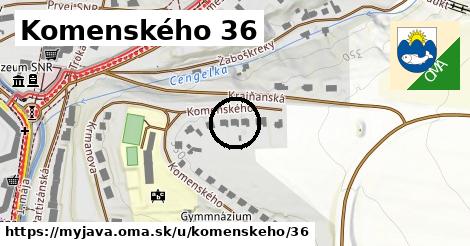 Komenského 36, Myjava