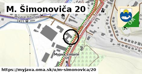 M. Šimonoviča 20, Myjava