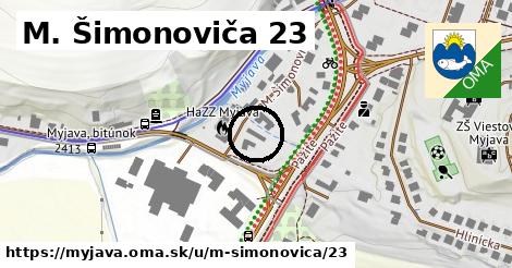 M. Šimonoviča 23, Myjava