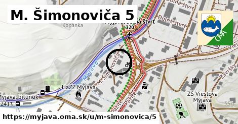 M. Šimonoviča 5, Myjava