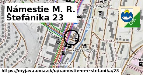 Námestie M. R. Štefánika 23, Myjava