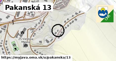 Pakanská 13, Myjava