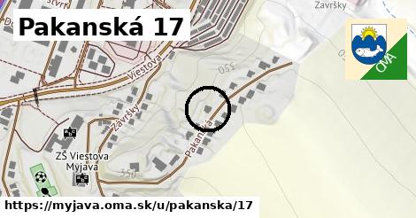 Pakanská 17, Myjava