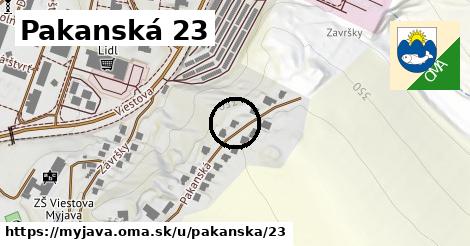 Pakanská 23, Myjava