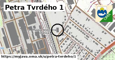 Petra Tvrdého 1, Myjava