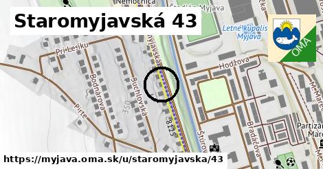 Staromyjavská 43, Myjava