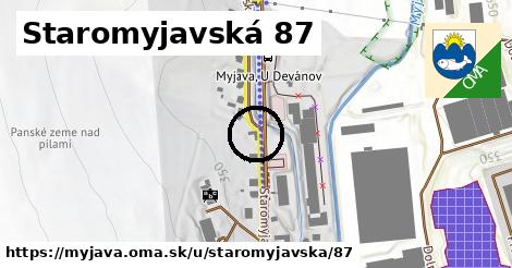 Staromyjavská 87, Myjava