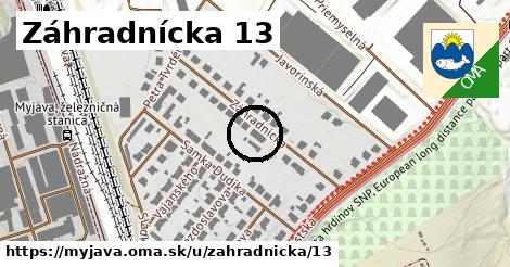 Záhradnícka 13, Myjava