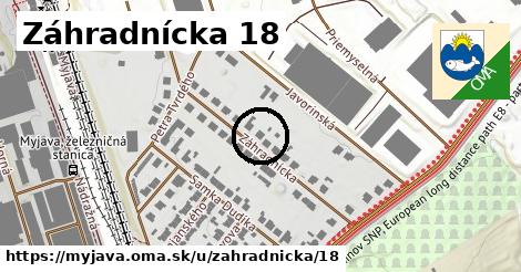 Záhradnícka 18, Myjava