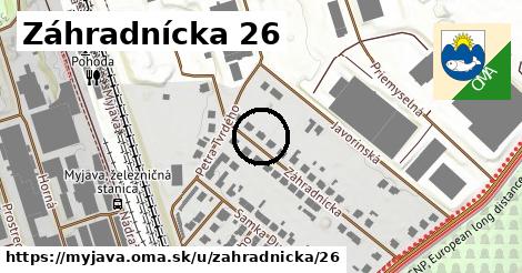 Záhradnícka 26, Myjava