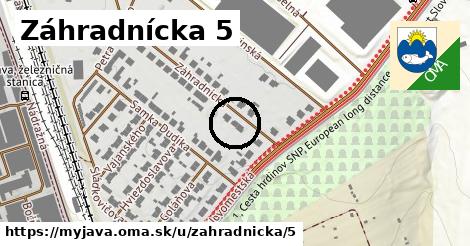 Záhradnícka 5, Myjava