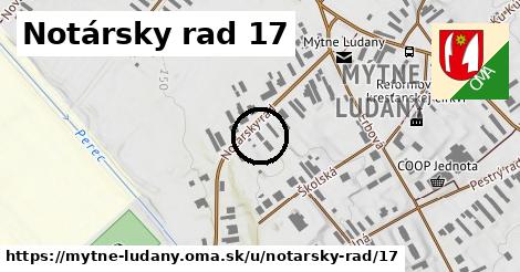 Notársky rad 17, Mýtne Ludany