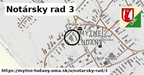 Notársky rad 3, Mýtne Ludany