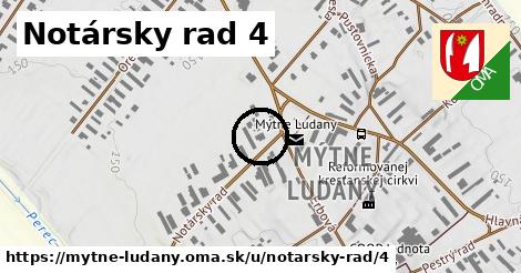 Notársky rad 4, Mýtne Ludany