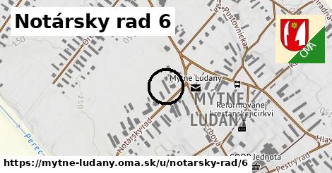 Notársky rad 6, Mýtne Ludany