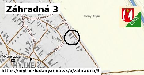 Záhradná 3, Mýtne Ludany