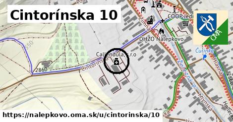 Cintorínska 10, Nálepkovo