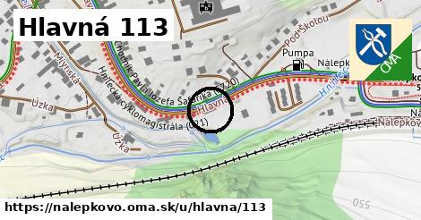 Hlavná 113, Nálepkovo