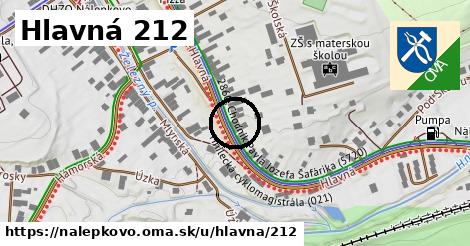 Hlavná 212, Nálepkovo