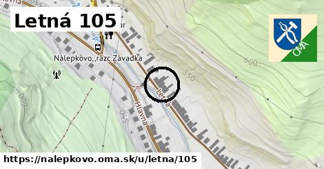Letná 105, Nálepkovo
