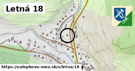 Letná 18, Nálepkovo