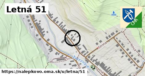 Letná 51, Nálepkovo