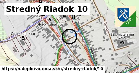 Stredný Riadok 10, Nálepkovo