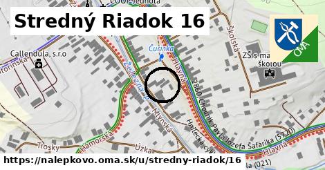 Stredný Riadok 16, Nálepkovo