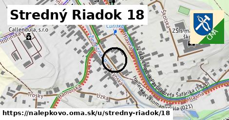 Stredný Riadok 18, Nálepkovo