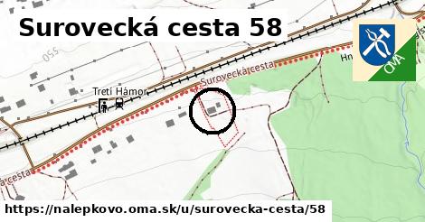 Surovecká cesta 58, Nálepkovo