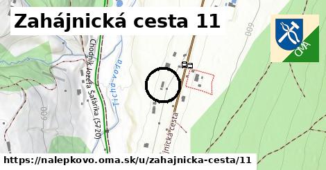 Zahájnická cesta 11, Nálepkovo