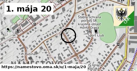 1. mája 20, Námestovo