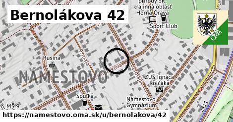 Bernolákova 42, Námestovo