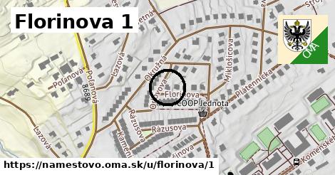 Florinova 1, Námestovo