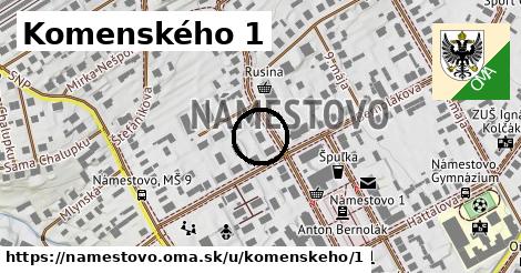 Komenského 1, Námestovo