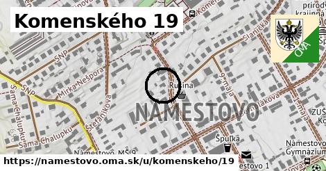 Komenského 19, Námestovo